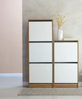 Set Zapateras MAYA nature blanco - Open Hogar