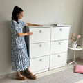 Set Zapateras PLUS blanco - Open Hogar