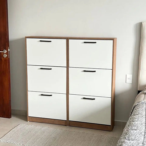 Set Zapateras PLUS nature blanco - Open Hogar