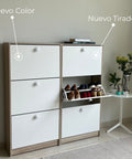 Set Zapateras PLUS pino - Open Hogar