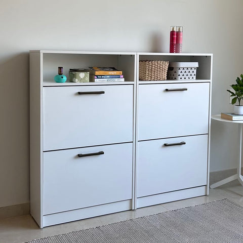Set Zapateras STAR blanco - Open Hogar
