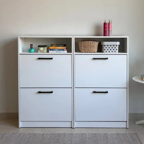 Set Zapateras STAR blanco blanco - Open Hogar