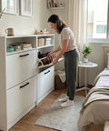Set Zapateras STAR blanco blanco - Open Hogar