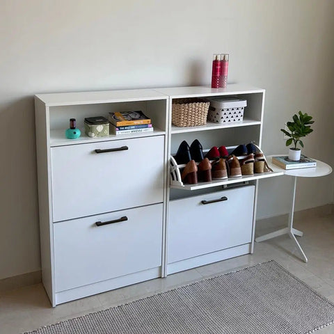Set Zapateras STAR blanco blanco - Open Hogar