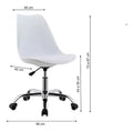 Silla PARIS giratoria blanco - Open Hogar
