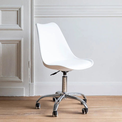 Silla PARIS giratoria blanco - Open Hogar