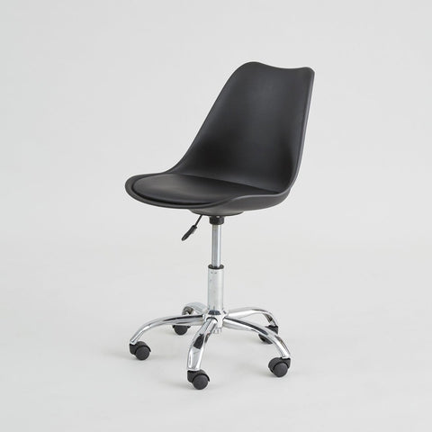 Silla PARIS giratoria negro - Open Hogar
