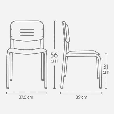 Silla PIC verde - Open Hogar