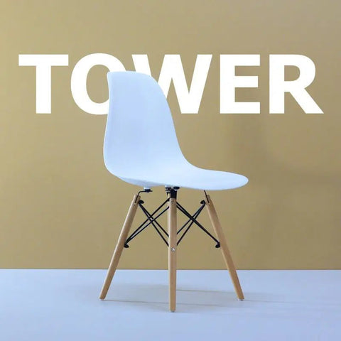 Silla TOWER blanco - Open Hogar