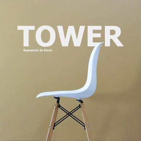 Silla TOWER blanco - Open Hogar
