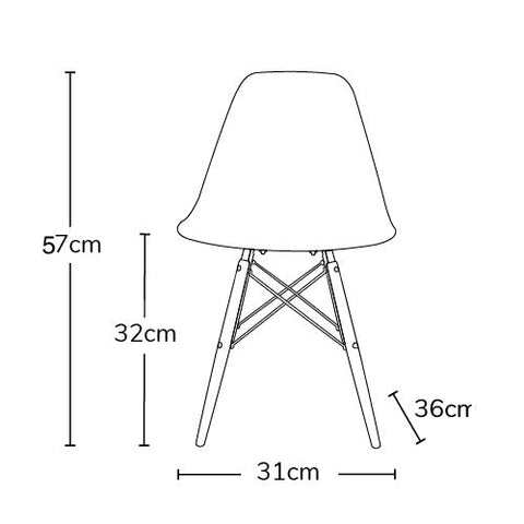 Silla TOWER KIDS celeste - Open Hogar