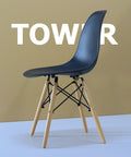 Silla TOWER negro - Open Hogar