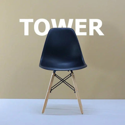 Silla TOWER negro - Open Hogar