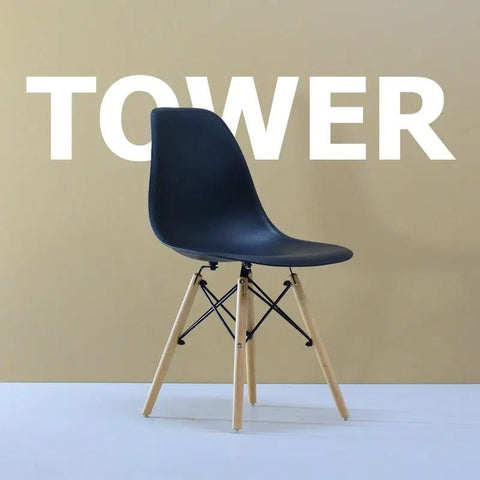 Silla TOWER negro - Open Hogar