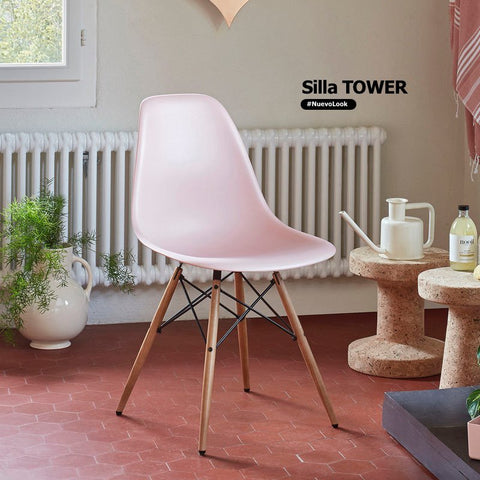 Silla TOWER rosa - Open Hogar