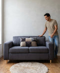 Sofá GRECO 2L gris Soft - Open Hogar
