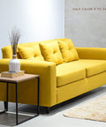 Sofá GRECO amarillo - Open Hogar