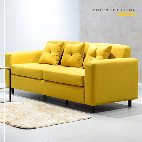 Sofá GRECO amarillo - Open Hogar