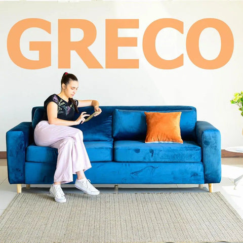 Sofá GRECO Azul GA - Open Hogar