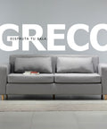 Sofá GRECO gris - Open Hogar