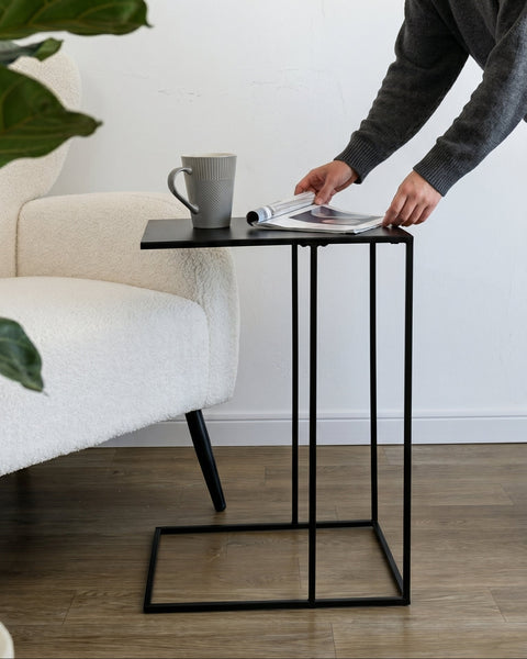 Mesa Auxiliar TEXIA negro