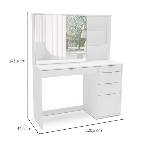 Tocador PRETTY blanco blanco - Open Hogar