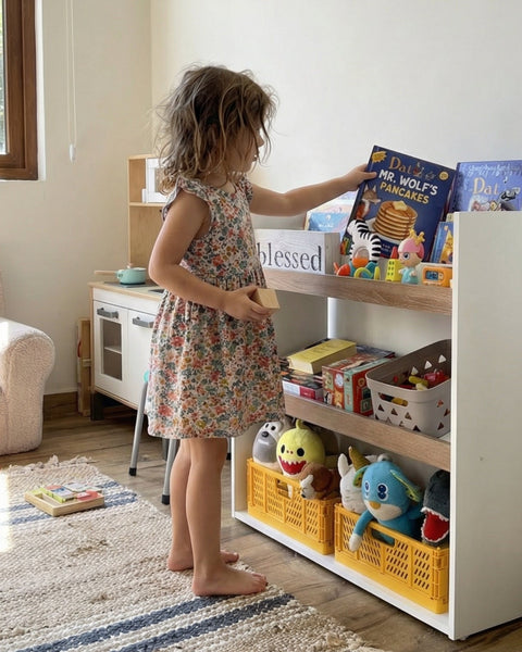 Los juguetes inspiran y también generan desorden. Por eso los módulo TRIX organizan con estilo, fomentando autonomía y armonía en cada rincón de tu hogar.