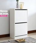 Zapatera MAYA 2P blanco - Open Hogar
