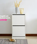 Zapatera MAYA 2P blanco blanco - Open Hogar