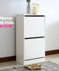 Zapatera MAYA 2P blanco blanco - Open Hogar