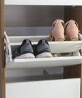 Zapatera MAYA 2P nature blanco - Open Hogar