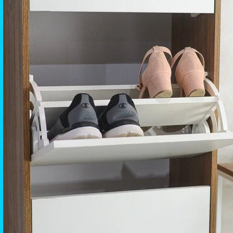 Zapatera MAYA 2P nature blanco - Open Hogar