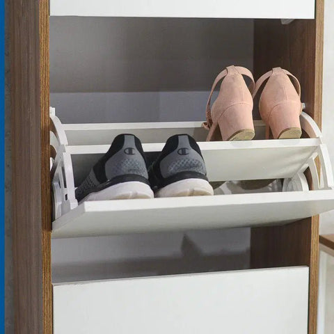 Zapatera MAYA 3P nature blanco - Open Hogar