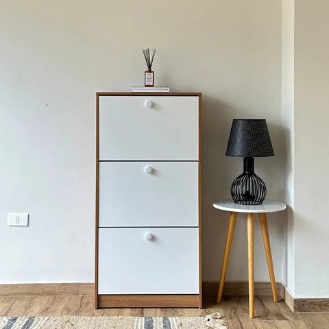 Zapatera PLUS nature blanco - Open Hogar