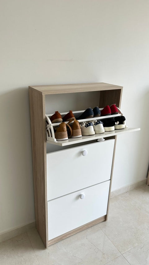 Zapatera PLUS pino - Open Hogar