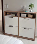 Zapateras STAR nature blanco - Open Hogar